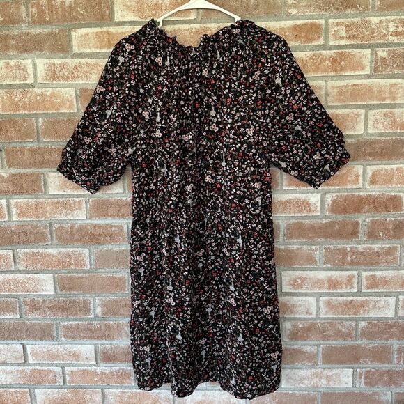 Rebecca Taylor 100% Silk Floral Dress Size 4 - Picture 7 of 11